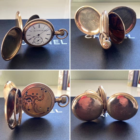SOLD🚫Elgin Gold Keystone Hunter Case Pocket Watch - Picture 11 of 12